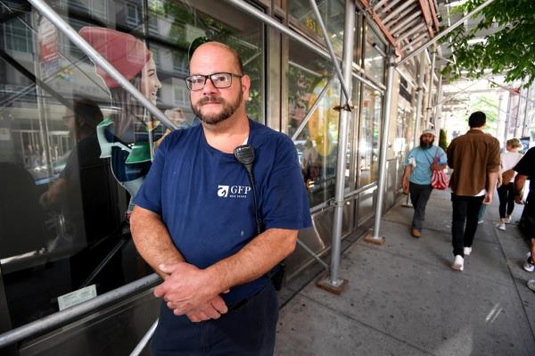 John Pormigiano, 59, is the superintendent at an apartment building off 9th Ave., and frequently sees filth and chaos