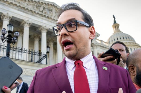 Santos is facing federal indictment for fraud and mo<em></em>ney laundering — but insists he is not resigning and running for reelection.