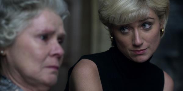 Elizabeth Debicki and Imedla Staunton. 