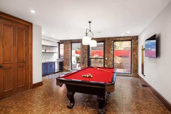 There's room for gaming in the spacious interior.