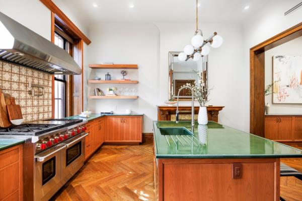 The chef's kitchen.