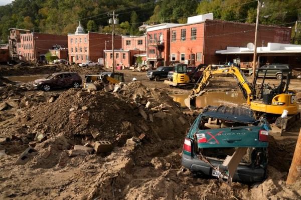 Marshall, NC, which saw the worst flooding in a century.