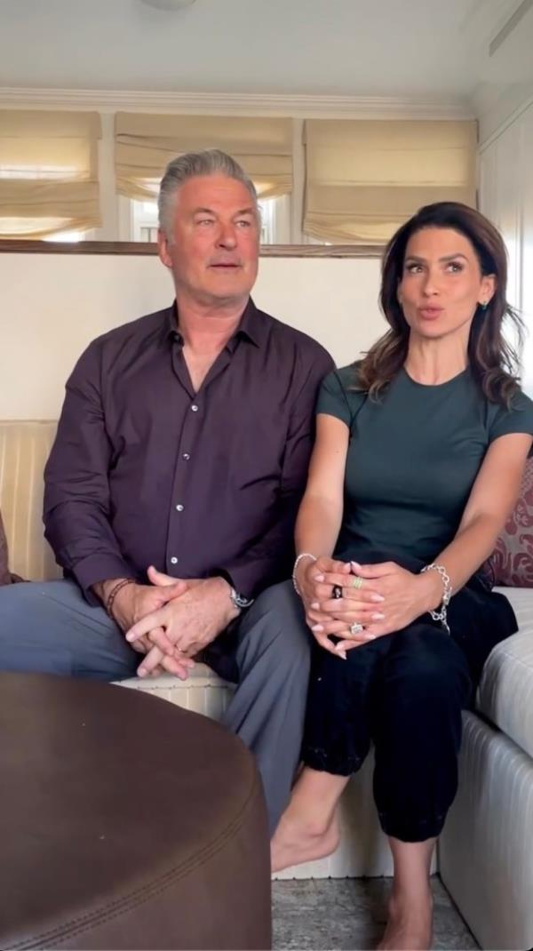 Alec and Hiliaria Baldwin. 
