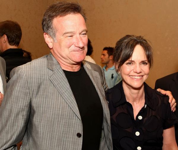 Robin Williams and Sally Field at an event in June 2008.