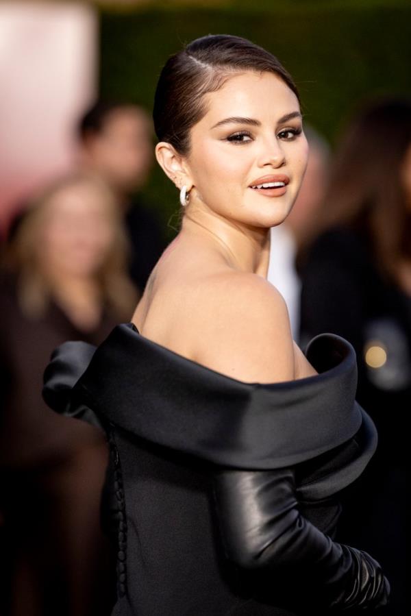 Selena Gomez on the red carpet of the Emilia Perez premiere