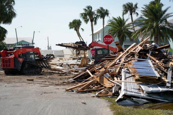 Mountains of debris leftover from Hurricane Helene could pose a deadly threat when the catastrophic Hurricane Milton slams Florida’s Gulf Coast early Thursday with winds of 155 mph or more.