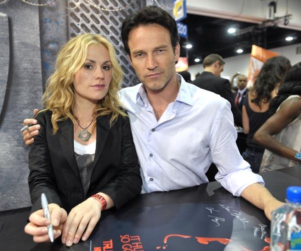 2009: Anna Paquin and Stephen Moyer attend the 