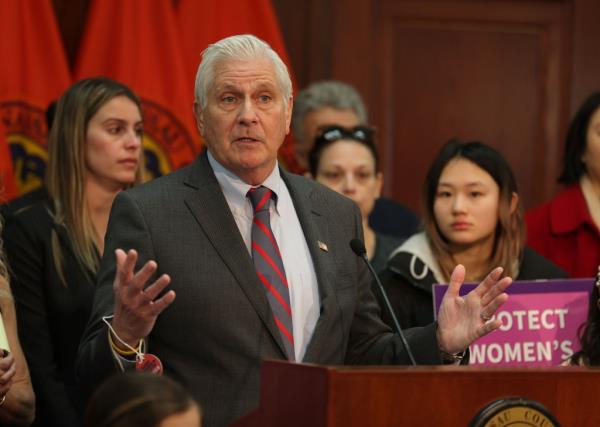 Under Blakeman's edict, female sports teams and leagues are banned from using any of Nassau County’s 100 ballfields and athletic facilities — unless they plan to keep out transgender players.</p>

<p>　　
