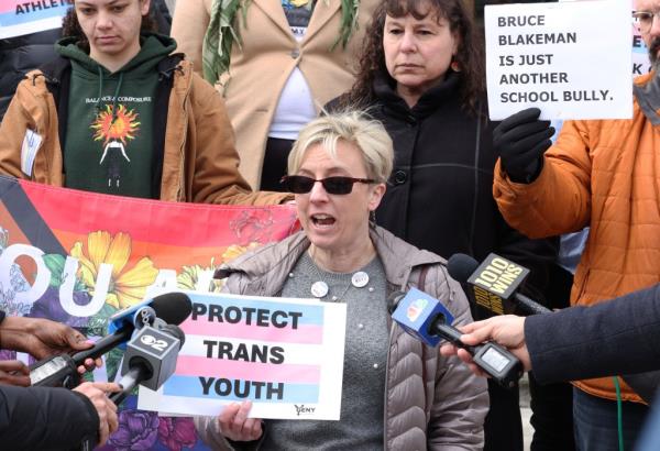 Showing Transactivist Jennifer Molloy 53years old.