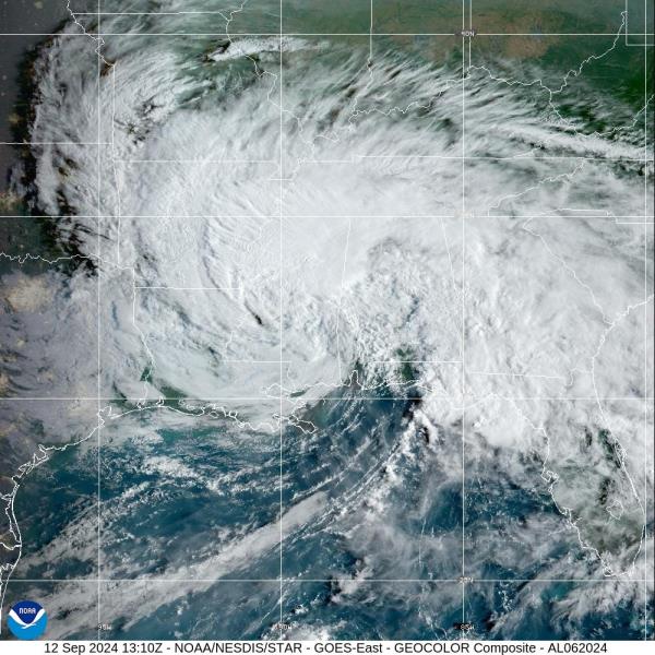 Francine was downgraded to a tropical depression Thursday after slamming the Louisiana coast as a powerful Category 2 hurricane on Wednesday.