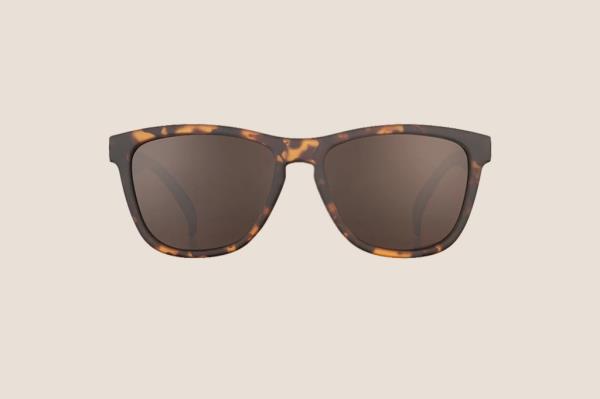 Close-up of sunglasses named 'Bosley's Basset Hound Dreams', among Jessica Biel's favored yoga essentials