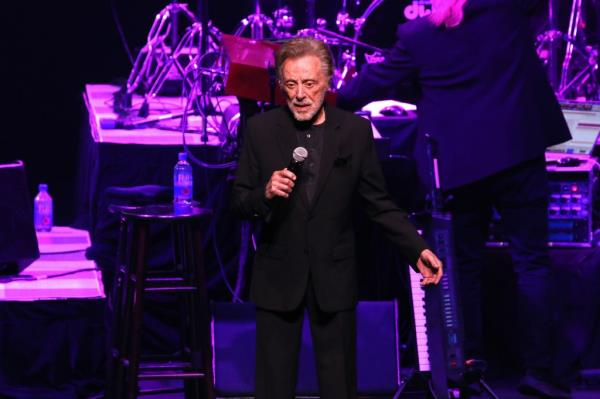 Frankie Valli of Frankie Valli and the Four Seasons performs on June 09, 2024 in Niagara Falls, Ontario. 