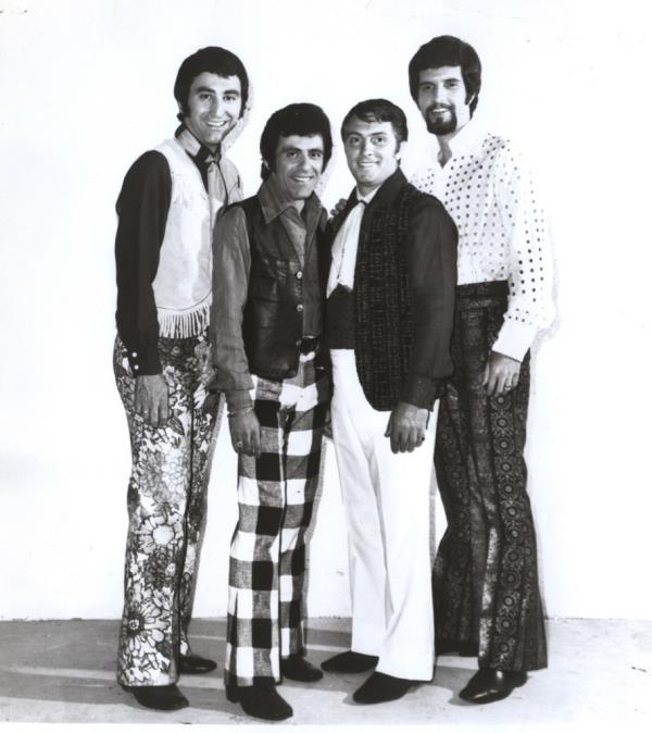 Frankie Valli, with the Four Seasons. ca 1970. 