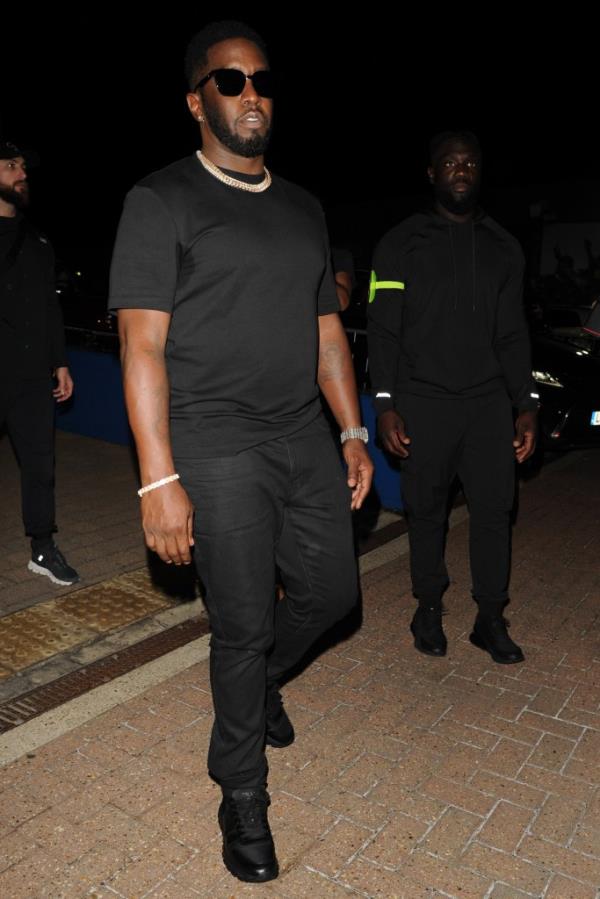 Sean Combs seen leaving Under the Bridge, the West Lo<em></em>ndon live music venue on July 9, 2022 in London