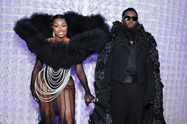 Yung Miami and Sean aDiddya Combs attend The 2023 Met Gala Celebrating 