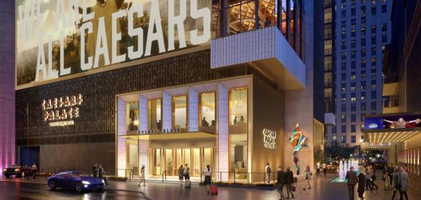 The entrance to the proposed Caesars Palace Times Square.