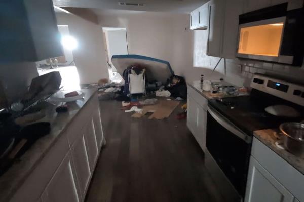 The repairman had begun squatting in Boyette’s house and allowed other strangers to do so with him. 