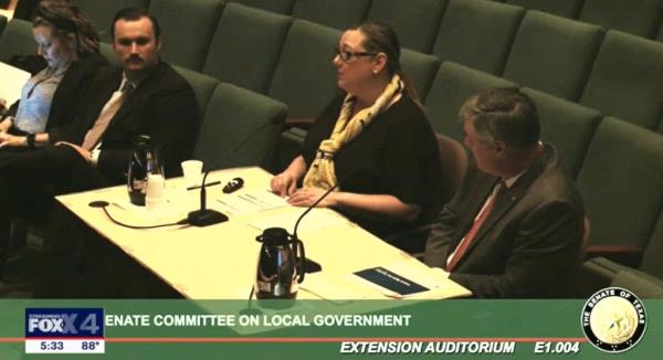 Boyette appeared in front of the committee to detail her story with the squatters.