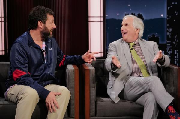 Adam Sandler, Henry Winkler on 