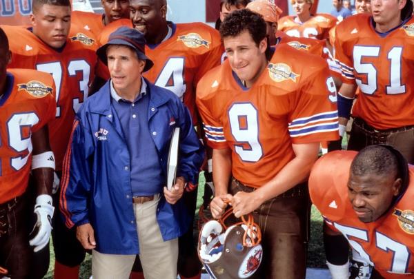 Henry Winkler and Adam Sandler in 