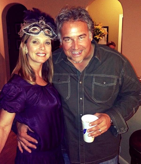 A photo of the couple in apparently happier times.