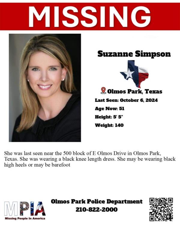 A missing poster for Suzanne.