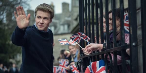 Ed McVey as Prince William in Season 6 of “The Crown.”
