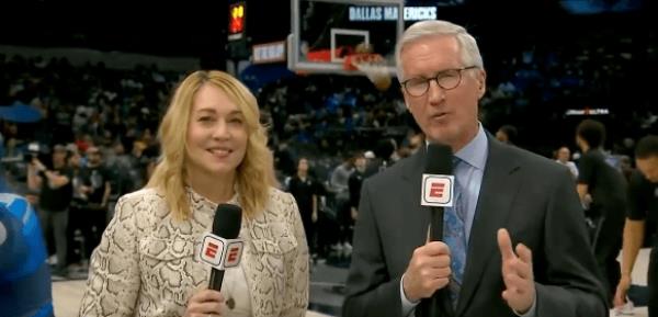 ESPN addressed Doc Rivers' departure on its NBA broadcast on Wednesday night.