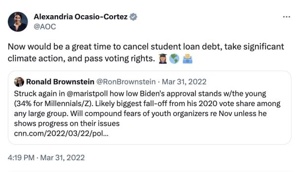 AOC tweet