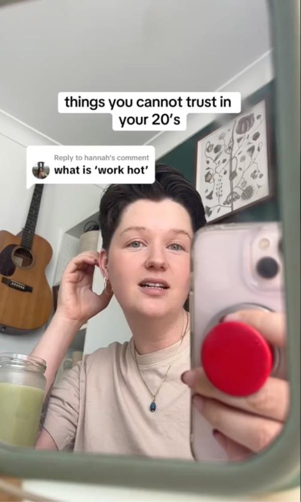 TikTok creator Hannah has gone viral for candidly sharing the horrors of falling for someone who o<em></em>nly seems “attractive” at work.