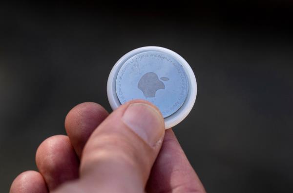 An Apple AirTag