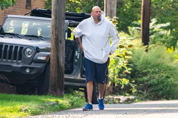 Sen. John Fetterman has made wearing ill-fitting clothes his Senate trademark. 