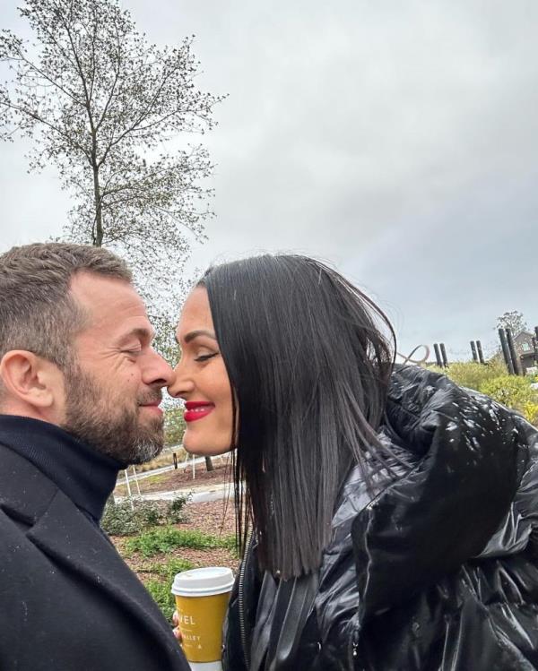 Artem Chigvintsev and Nikki Bella in 2022.