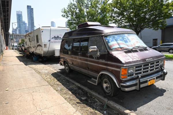 van used as a home