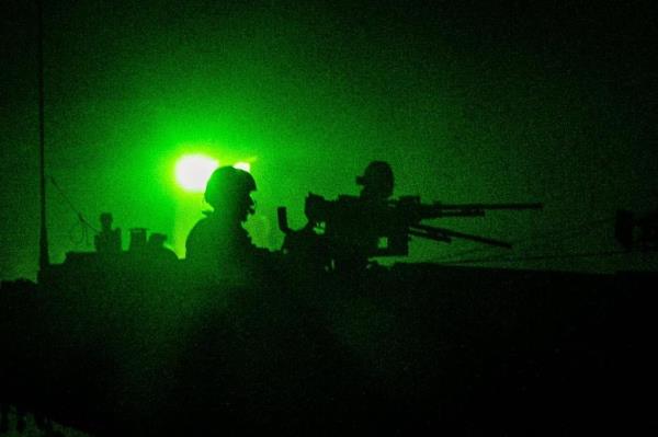 Israeli forces co<em></em>nduct ground operations in the Gaza Strip on Oct. 29, 2023. 