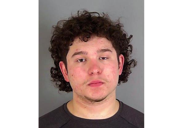 This photo provided by Spartanburg County Jail shows Caleb Andrew Kennedy.