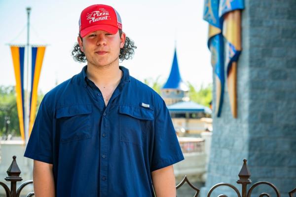 Caleb Kennedy poses for a picture during