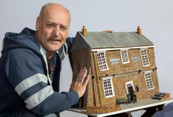 Mark Winterbottom, 50, was left devastated when The Crooked House went up in flames on August 5 (Picture: Anita Maric/SWNS)
