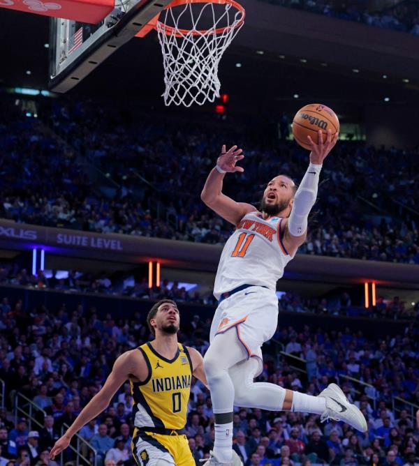 Jalen Brunson was at the forefront of the Knicks' win.
