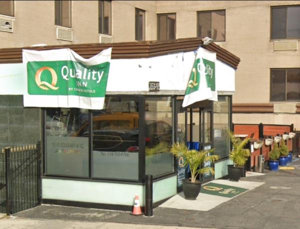 The Quality Inn near JFK Airport in New York City.
