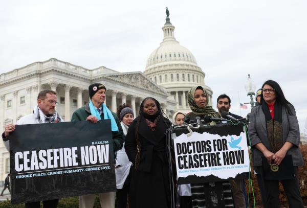 Members from the DAG recently held a press co<em></em>nference with progressive lawmakers demanding a ceasefire in Gaza.