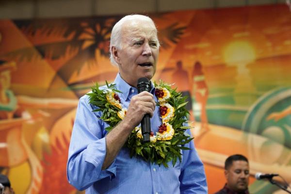 Hawaii House Minority Floor Leader Diamond Garcia called President Biden's visit to Maui after the wildfire a 