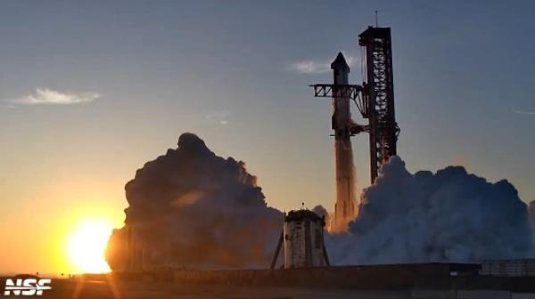 The rocket is on its second test voyage