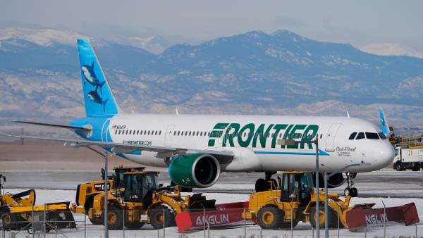 Fro<em></em>ntier Airlines were among the airlines impacted over the cloud outages.