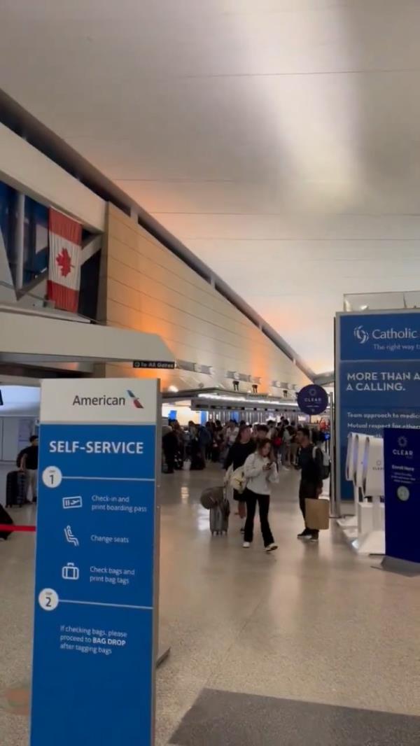 Travelers at Buffalo Niagara Airport were stranded over the outages.