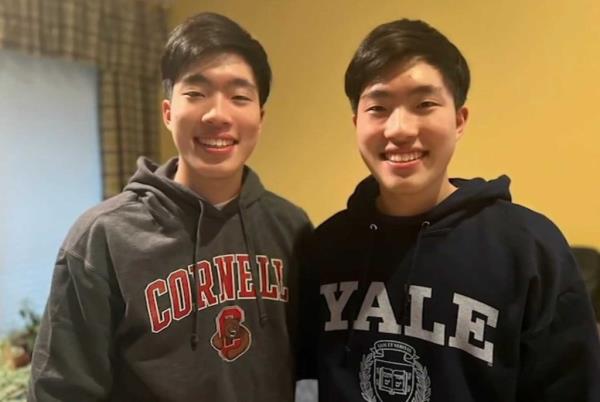 Devon and Dylan Lee, were named the valedictorian and salutatorian for Herricks High School's graduating class, before learning they were accepted to Cornell and Yale, respectively.
