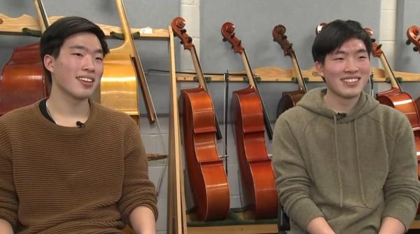 The 17-year-old fraternal twins say their impressive accomplishments were thanks to their parents' goals for them.