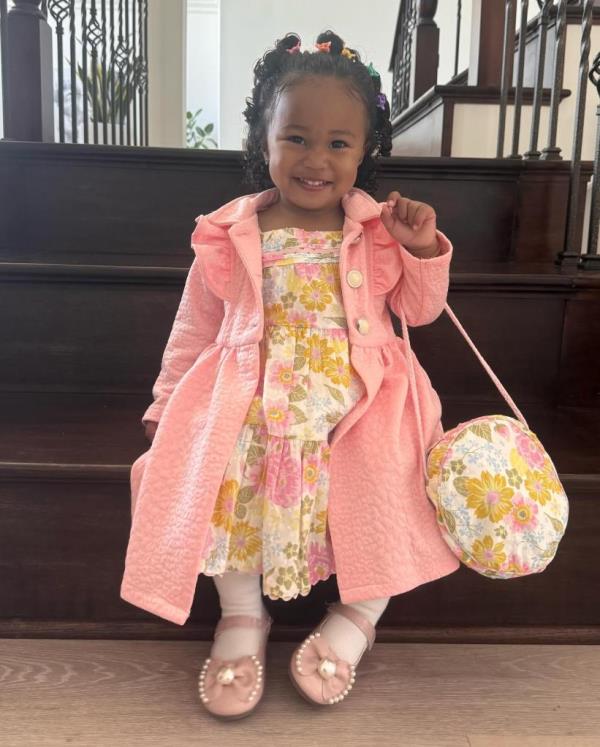 In an Instagram post that marked his return to the platform, Combs posted various photos of his one-year-old daughter, Love, dressed in a floral dress and pink coat with a matching floral bag. 