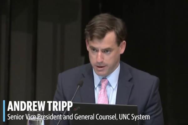 Andrew Tripp speaks