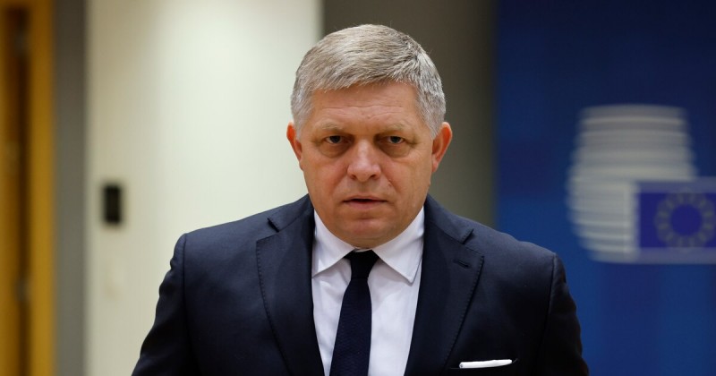 The Slovak premier revealed his first speech because the assault